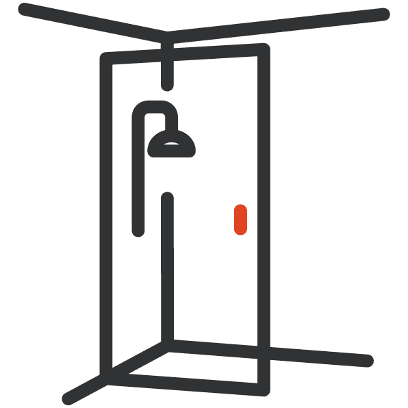 Installation av duschvägg icon