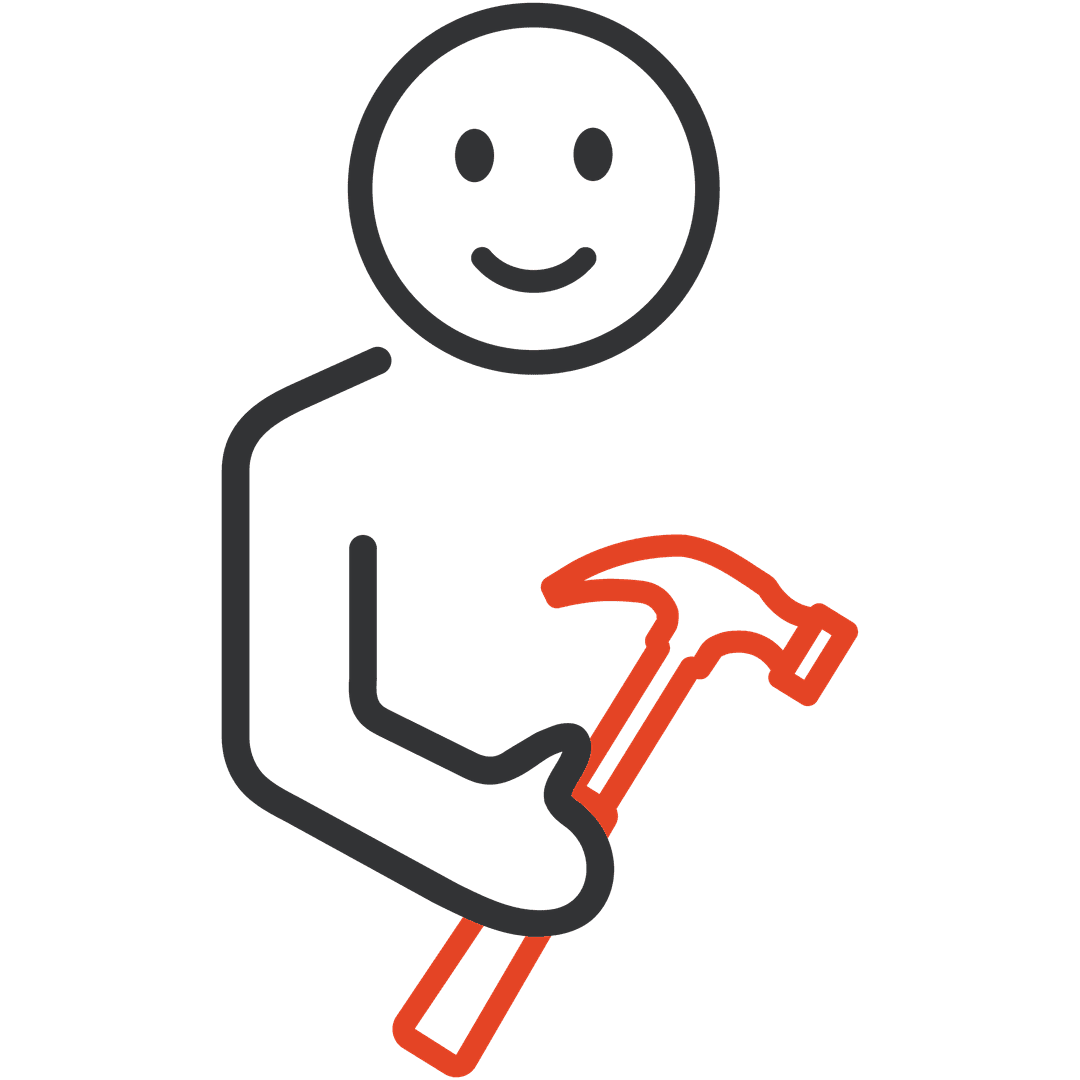 Installation av integrerad lucka till diskmaskin icon