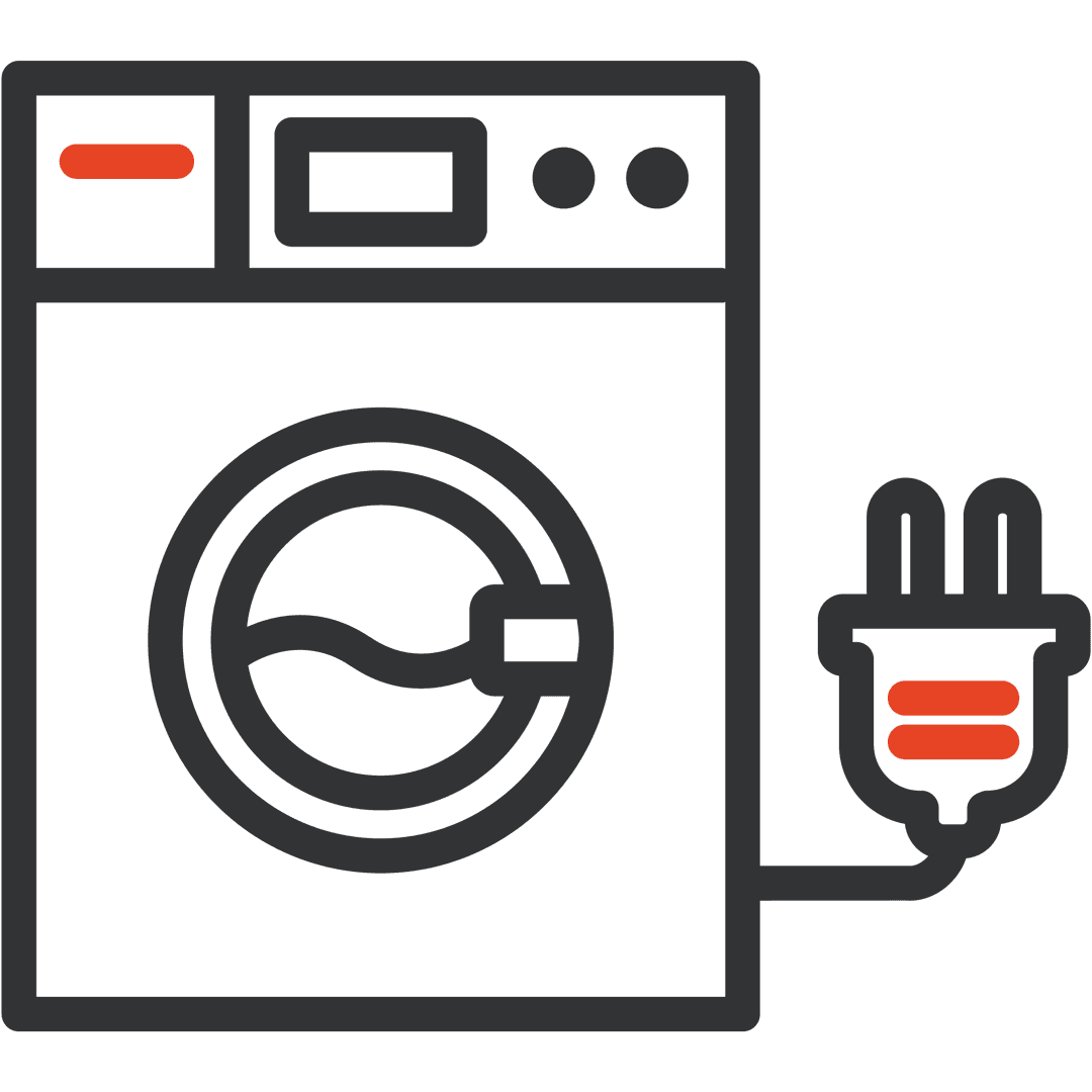 Installation av tvättmaskin icon